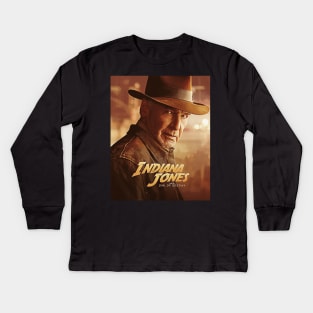 Indiana Jones and the Dial Of Destiny Kids Long Sleeve T-Shirt